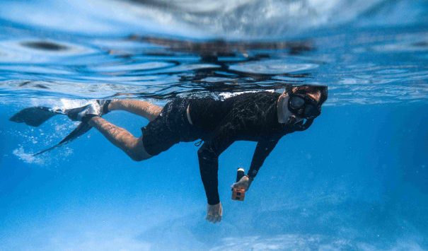Nusa Penida snorkeling in tropical waters