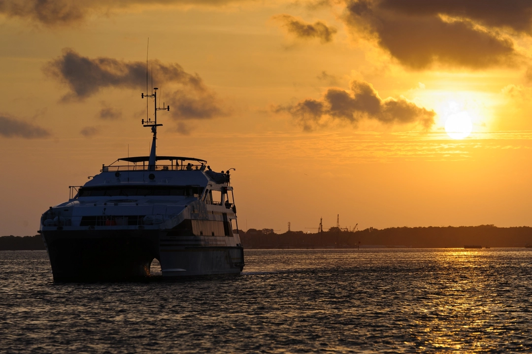 Bali sunset dinner cruise tourism area for summer evening