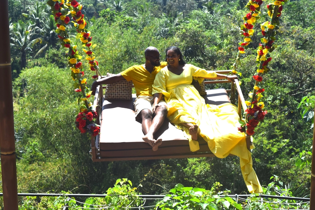 Bali Swing activity during Bali tour