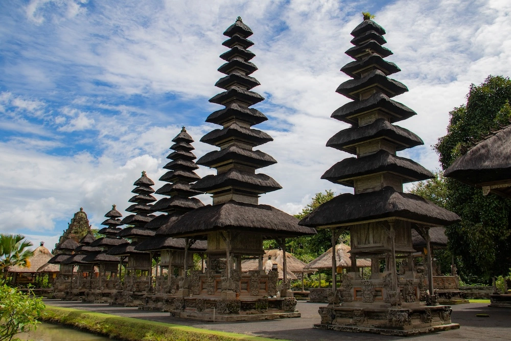 Taman Ayun Temple on Bali electric vehicle tour