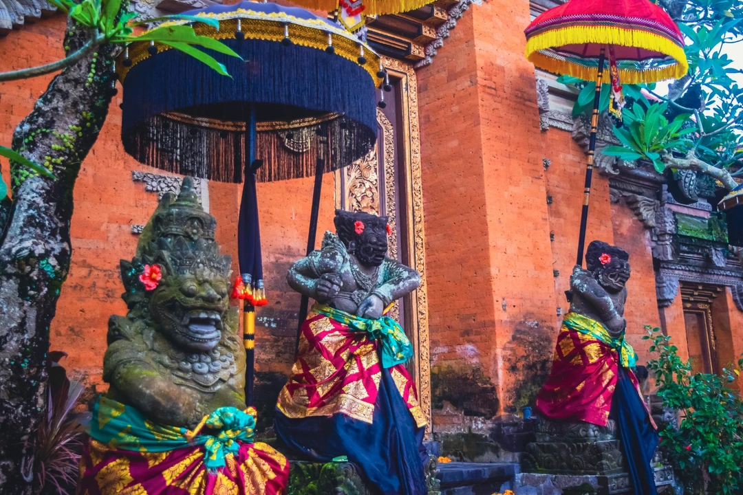 Ubud Palace tourism area in Bali