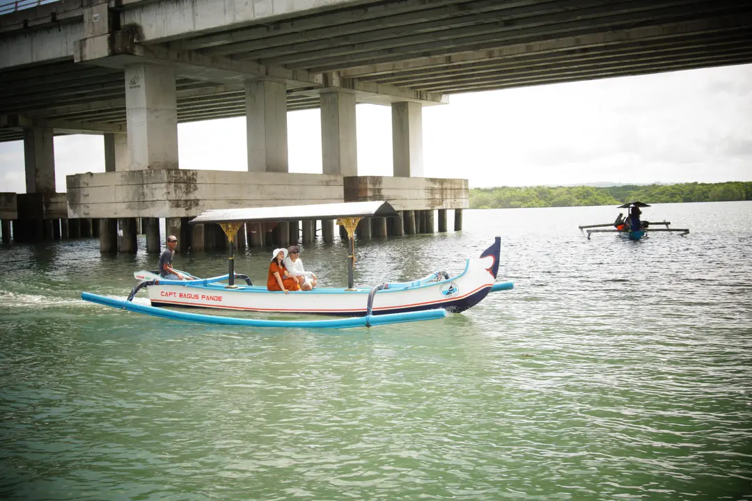 Mangrove waterway route for jukung cruise and yakatabune